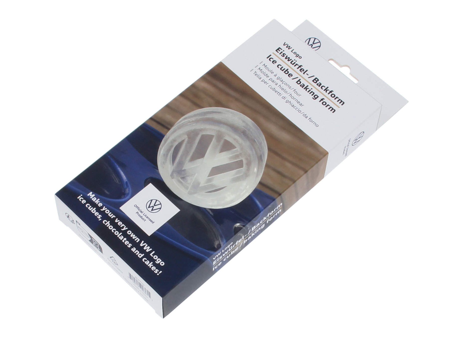 Volkswagen Logo Eiswürfelform - Blau