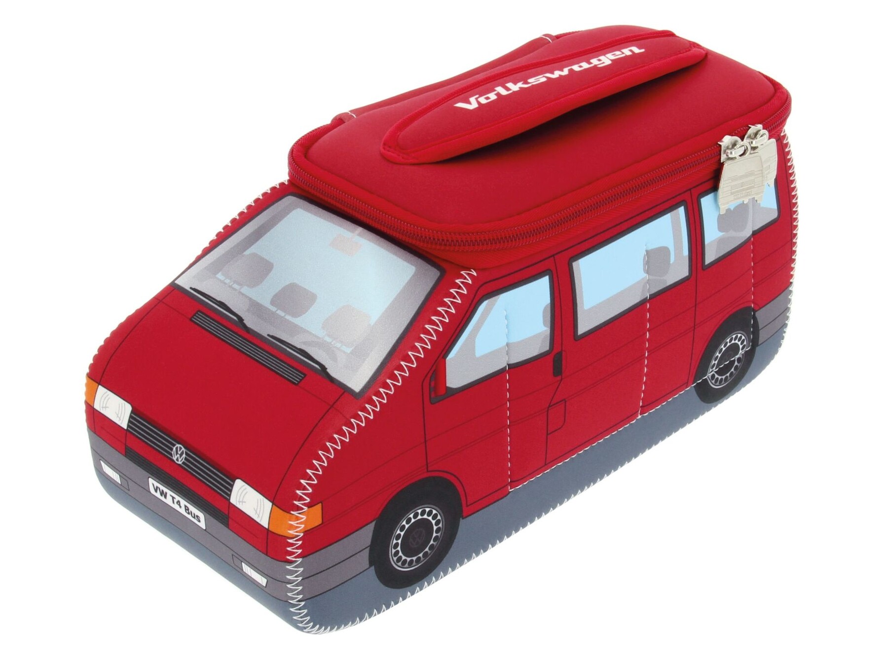 Volkswagen T4 Bus 3D Neopren Universaltasche - Rot