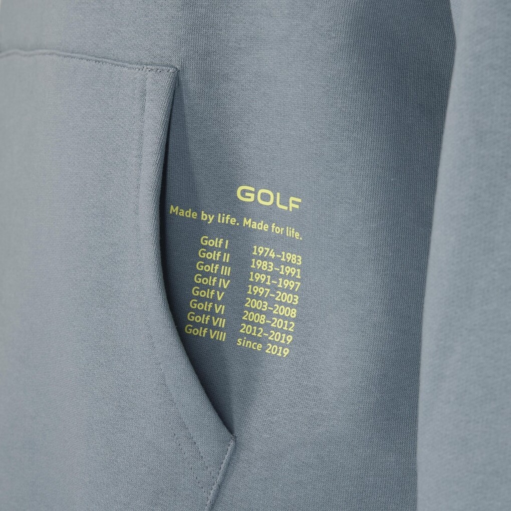Volkswagen Unisex Hoodie, grau/gelb