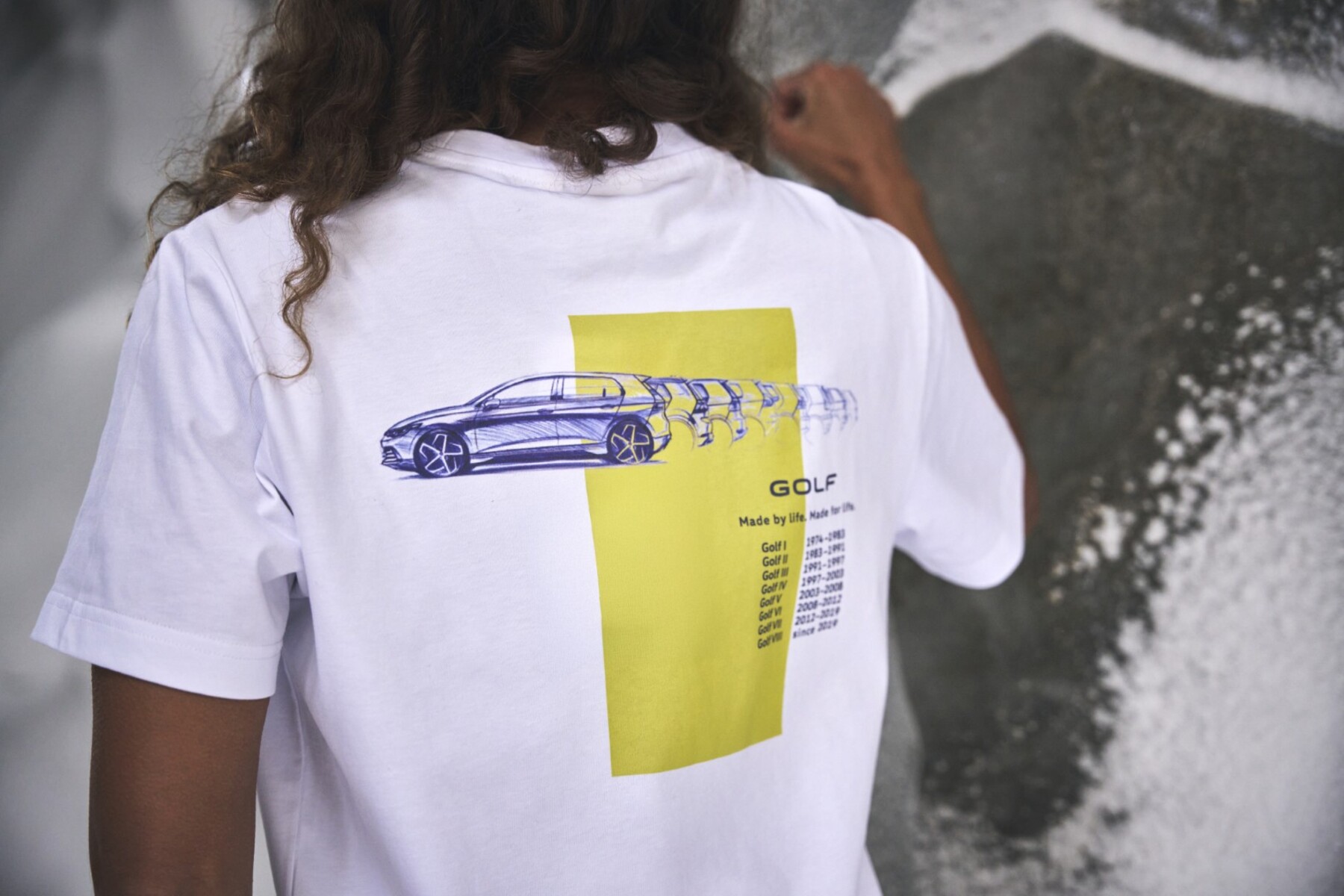 Volkswagen Unisex T-Shirt "Golf", weiß