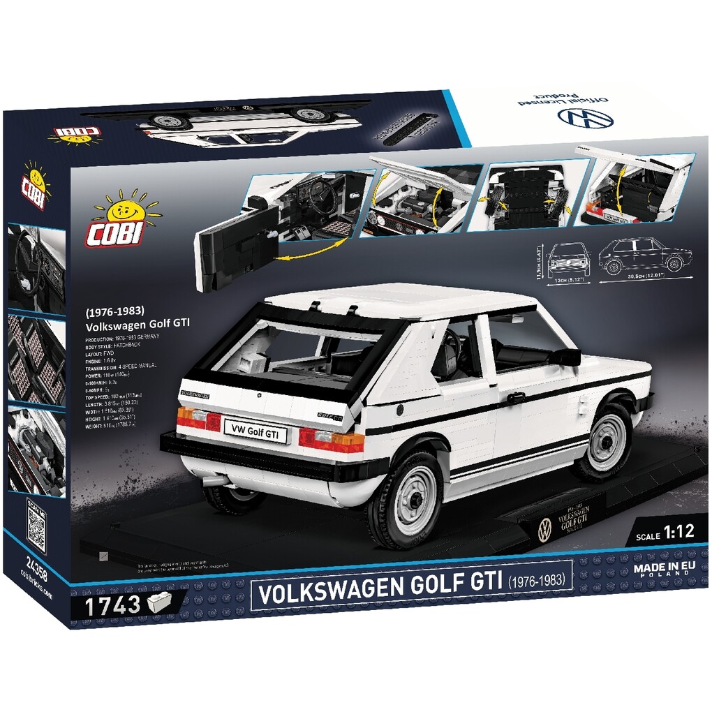 Volkswagen Bausatz "Golf 1 GTI – Executive Edition", weiß