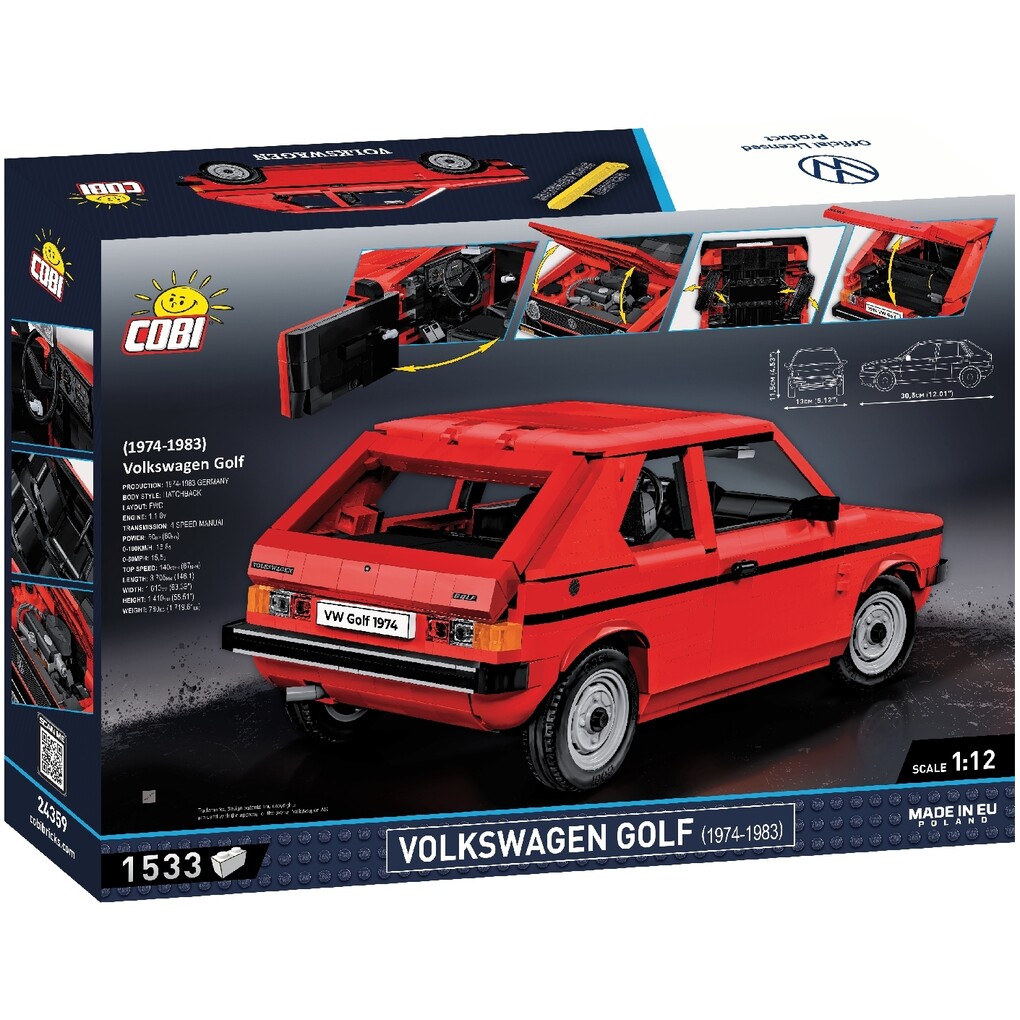Volkswagen Bausatz "Golf 1", rot