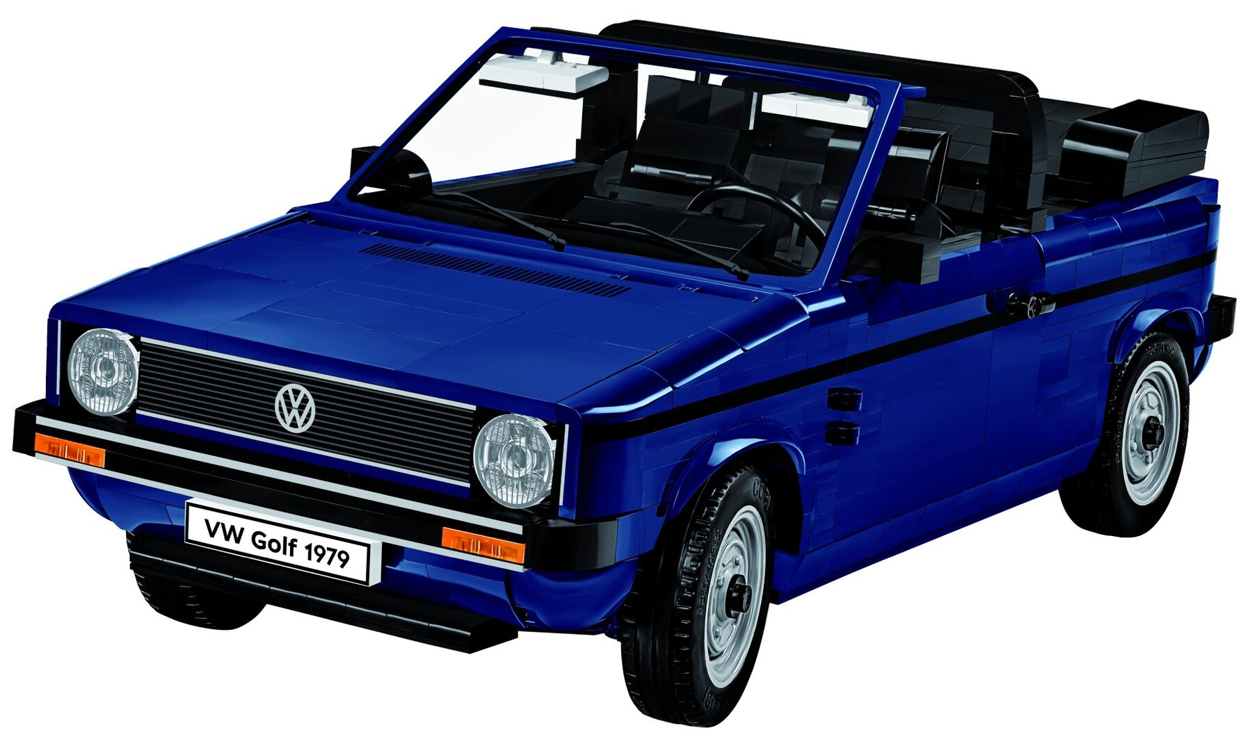 Volkswagen Bausatz "Golf 1 Cabrio", blau