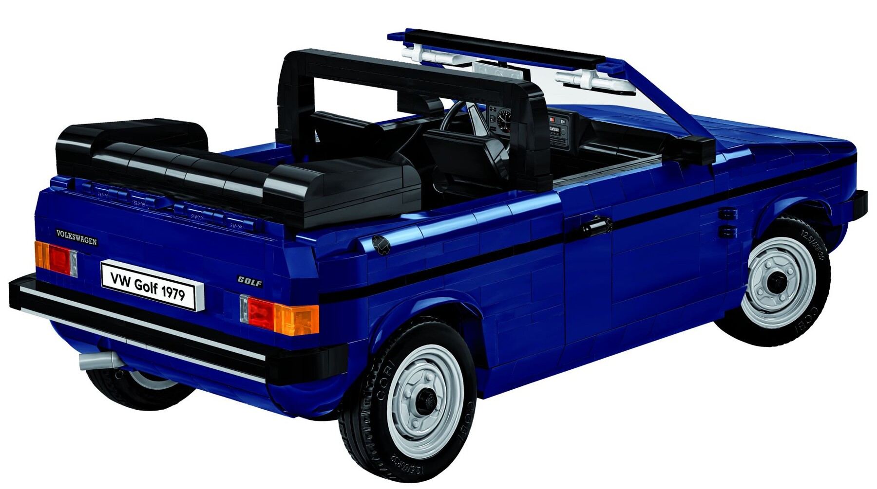 Volkswagen Bausatz "Golf 1 Cabrio", blau