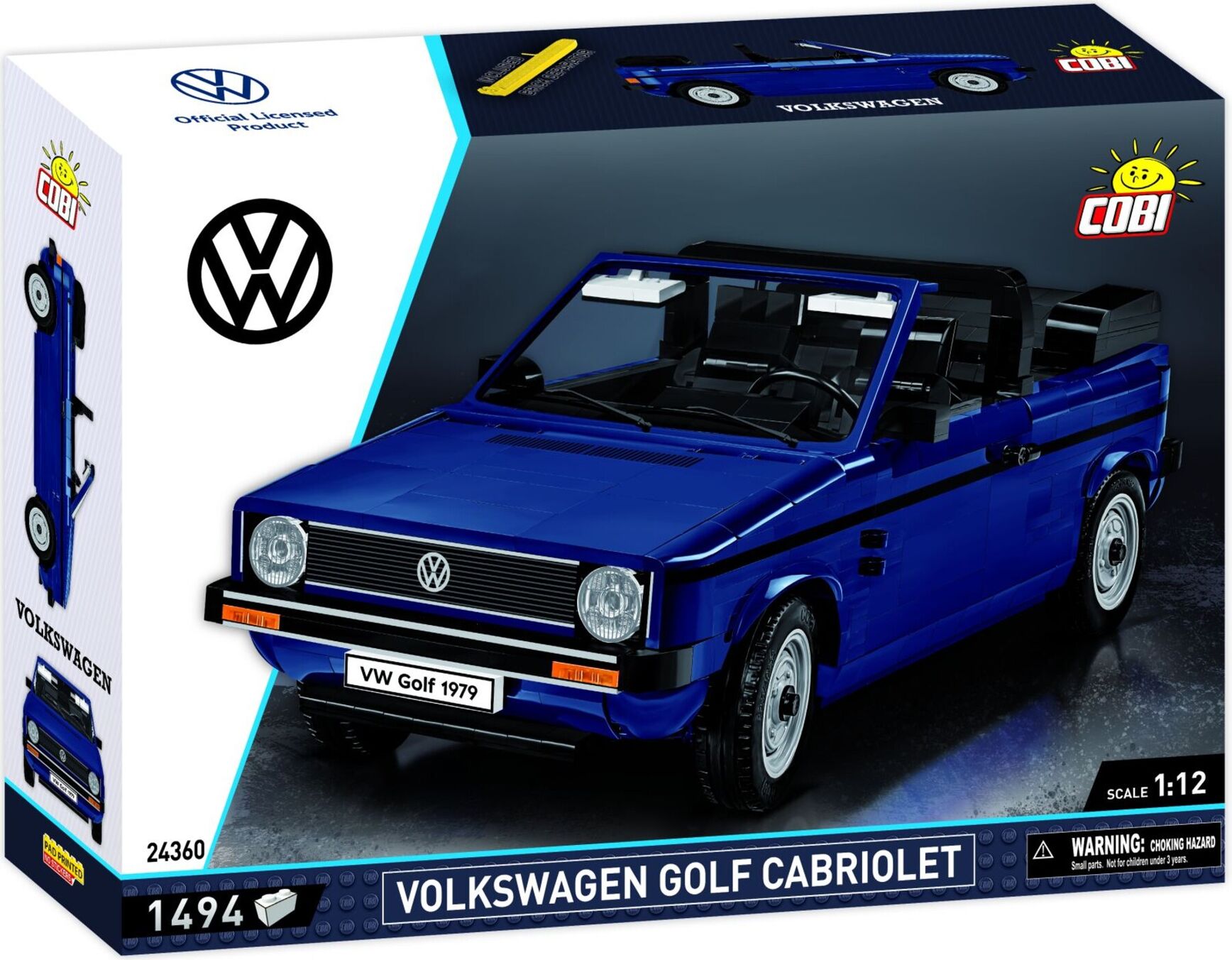 Volkswagen Bausatz "Golf 1 Cabrio", blau
