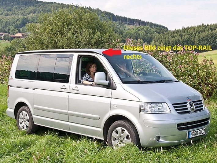 BRANDRUP® TOP-RAIL® Spoilersatz, links für T5