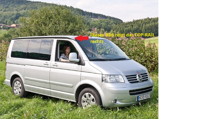 BRANDRUP® TOP-RAIL® Spoilersatz, links für T5