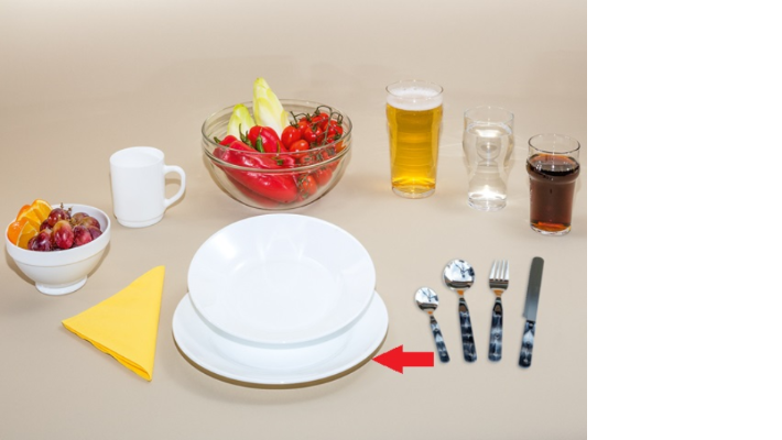 BRANDRUP® Teller flach, Ø 25 cm, weiß