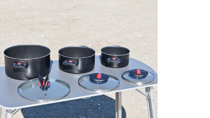 BRANDRUP® Kochset "Click & Cook", 6-teilig