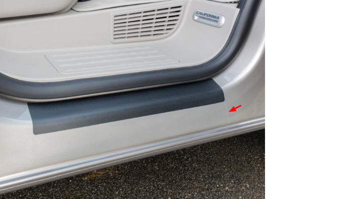 BRANDRUP® Schutzfolie für Fahrerhauseinstieg, 2-teilig,transparent für T5/T6/T6.1