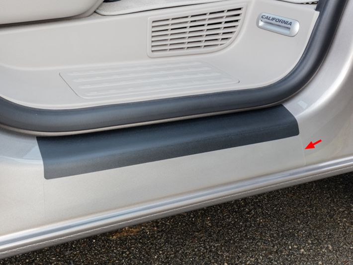 BRANDRUP® Schutzfolie für Fahrerhauseinstieg, 2-teilig,transparent für T5/T6/T6.1
