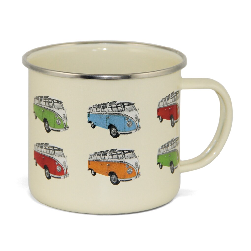 Volkswagen Bulli Emaille-Tasse