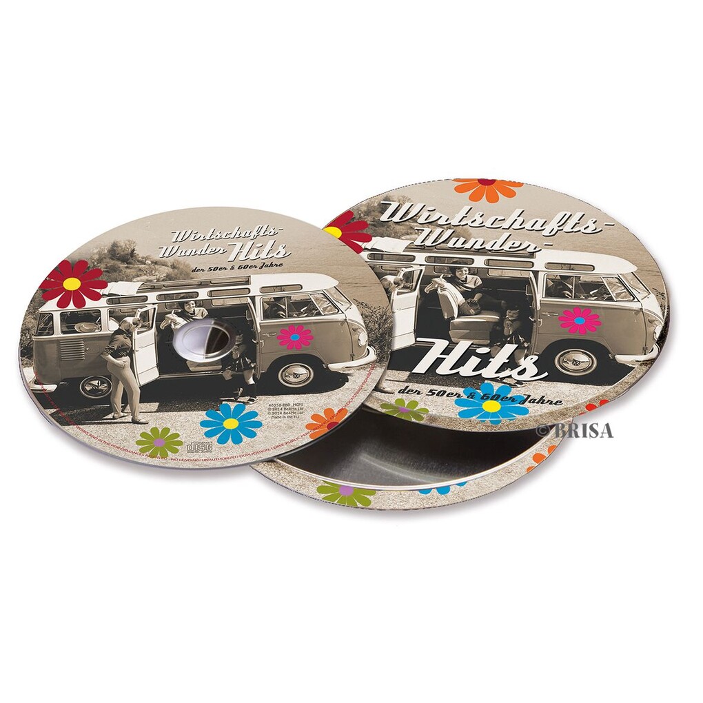Volkswagen Deutsche Schlager Musik-CD in Metalldose