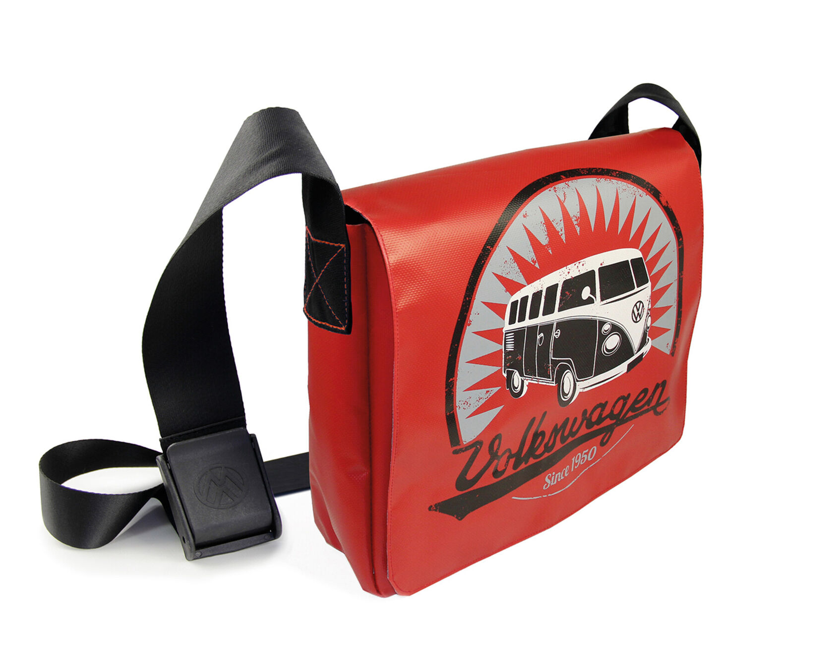 Volkswagen Bulli Schultertasche groß aus LKW-Plane