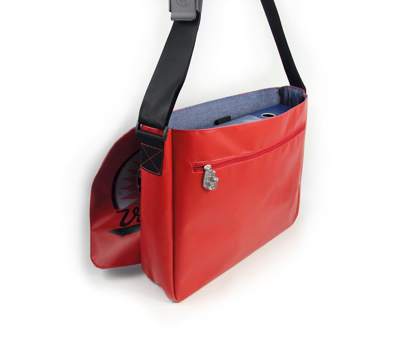 Volkswagen Bulli Schultertasche groß aus LKW-Plane