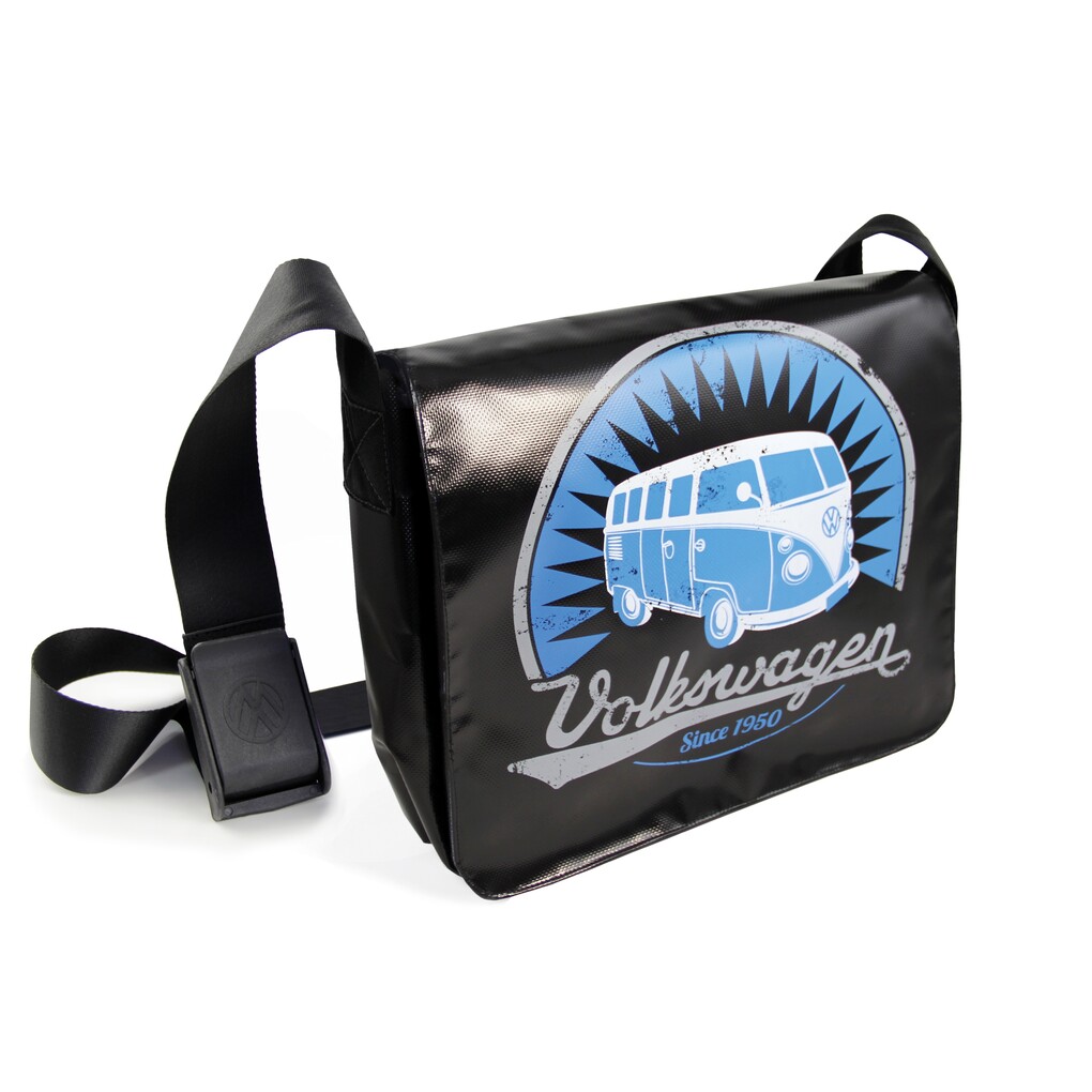 Volkswagen Bulli Schultertasche groß aus LKW-Plane