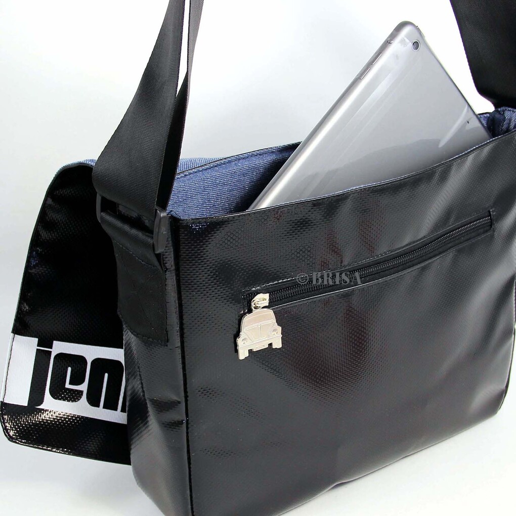 Volkswagen Käfer Schultertasche klein aus LKW-Plane