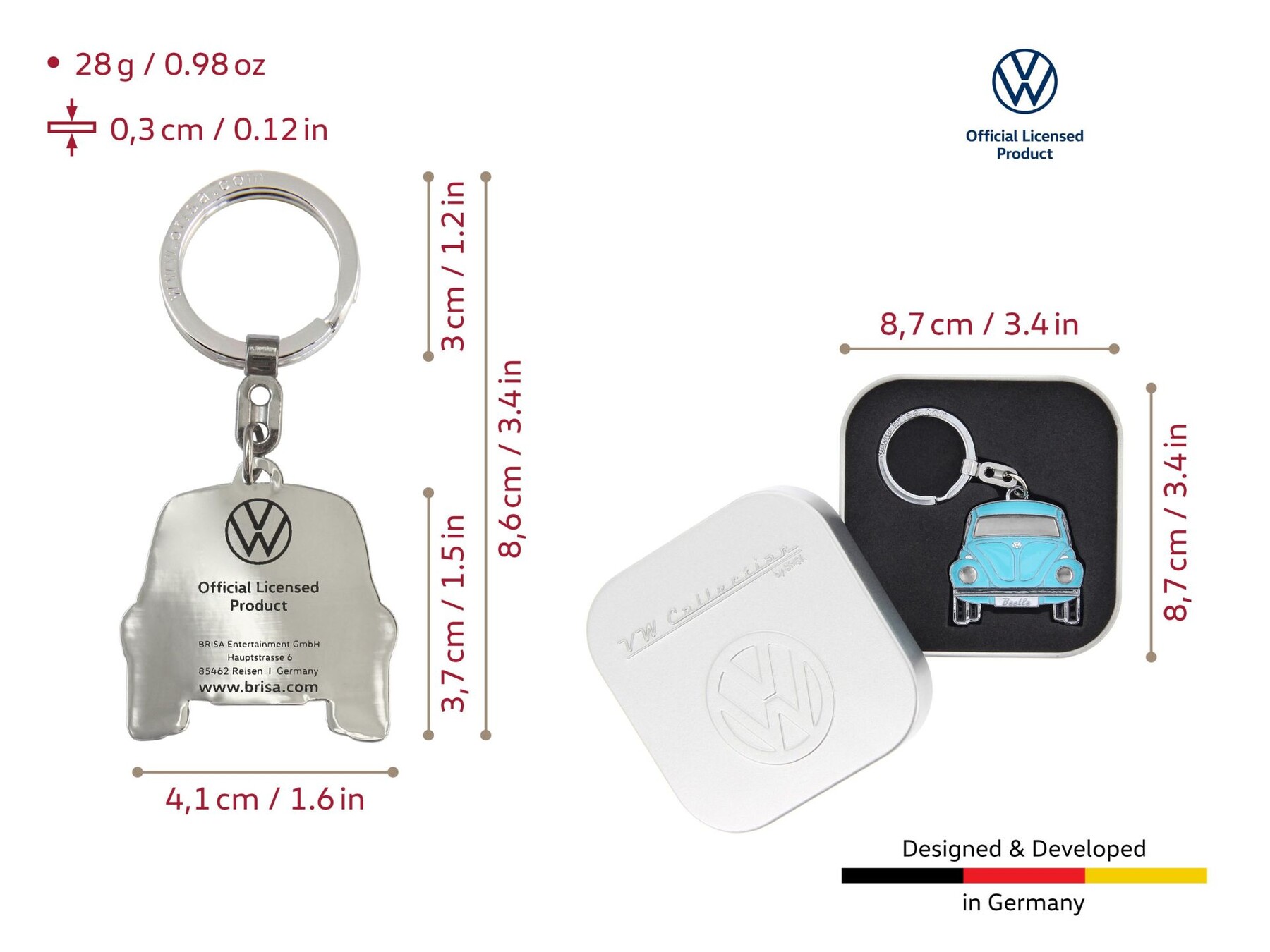 Volkswagen Käfer Schlüsselanhänger
