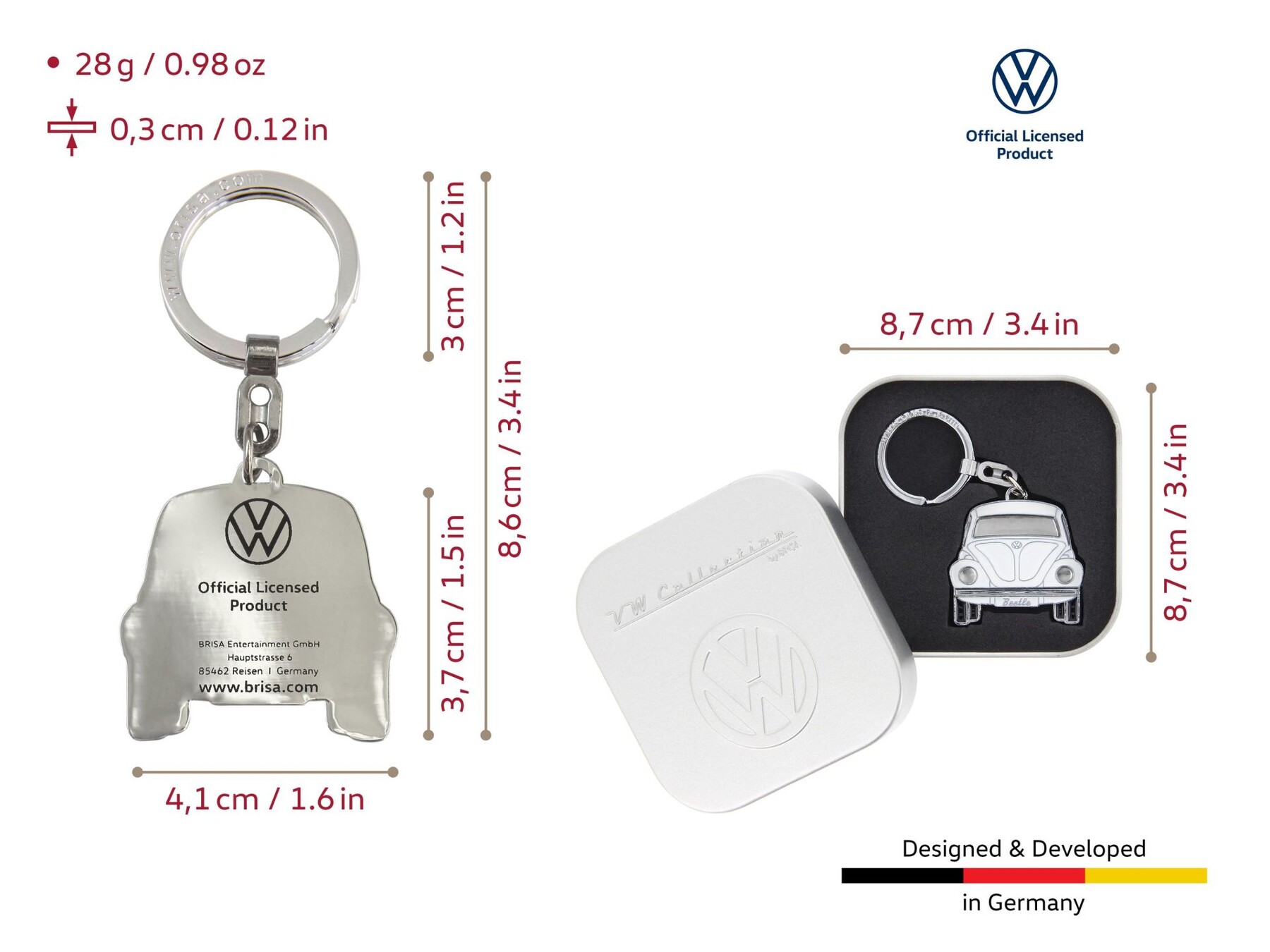 Volkswagen Käfer Schlüsselanhänger