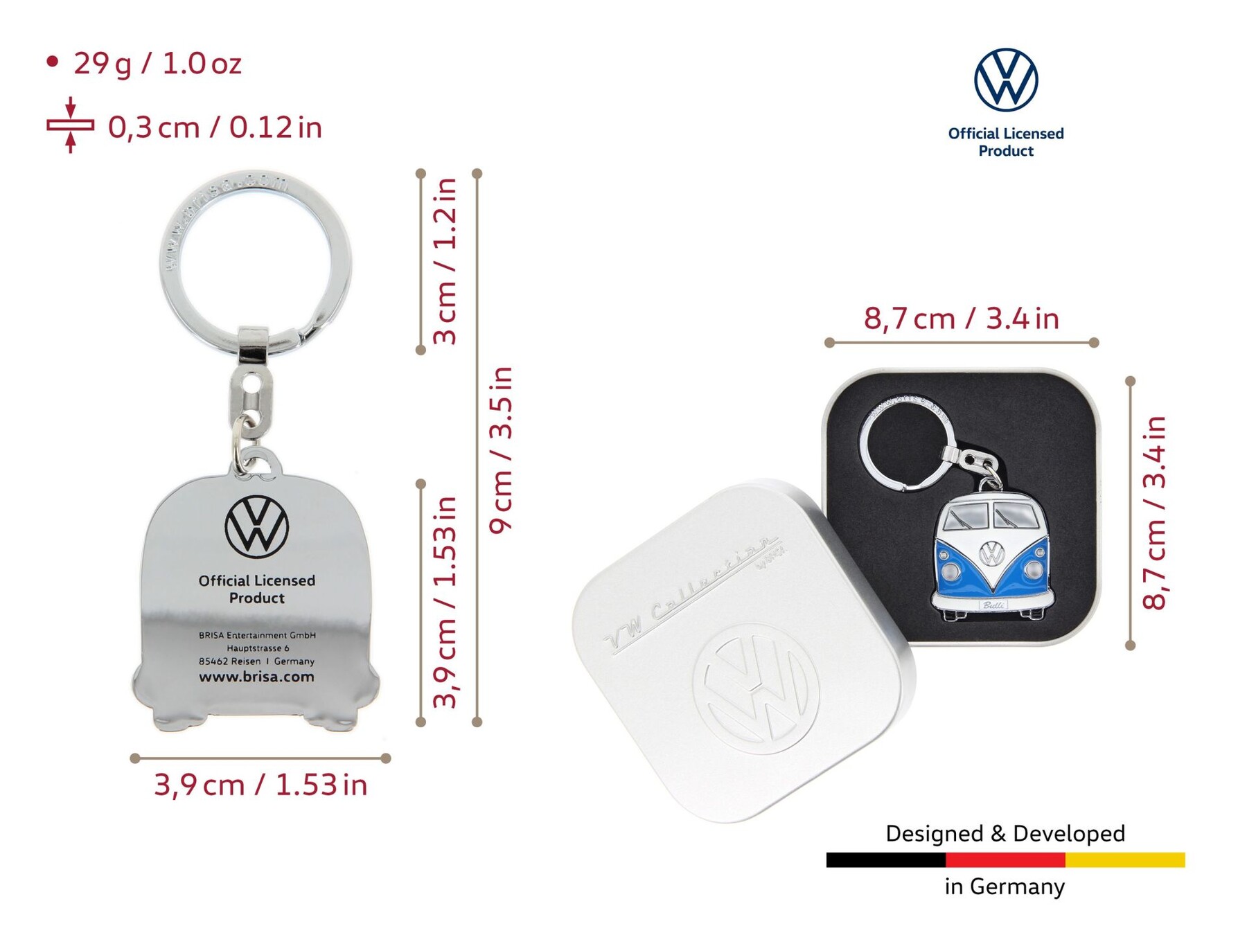 Volkswagen Bulli Schlüsselanhänger