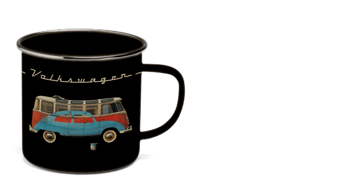 Volkswagen Bulli Emaille-Tasse