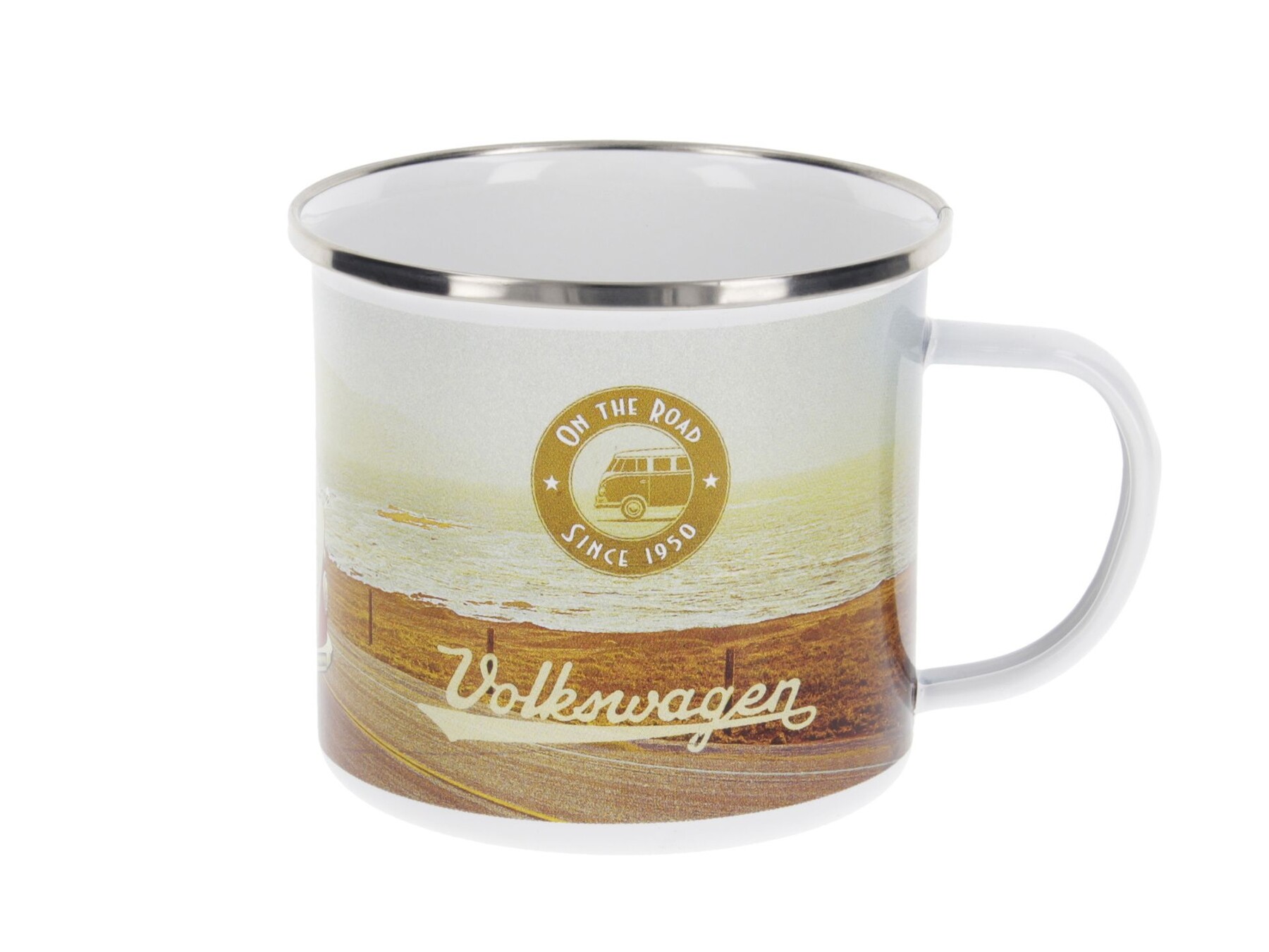 Volkswagen Bulli Emaille-Tasse