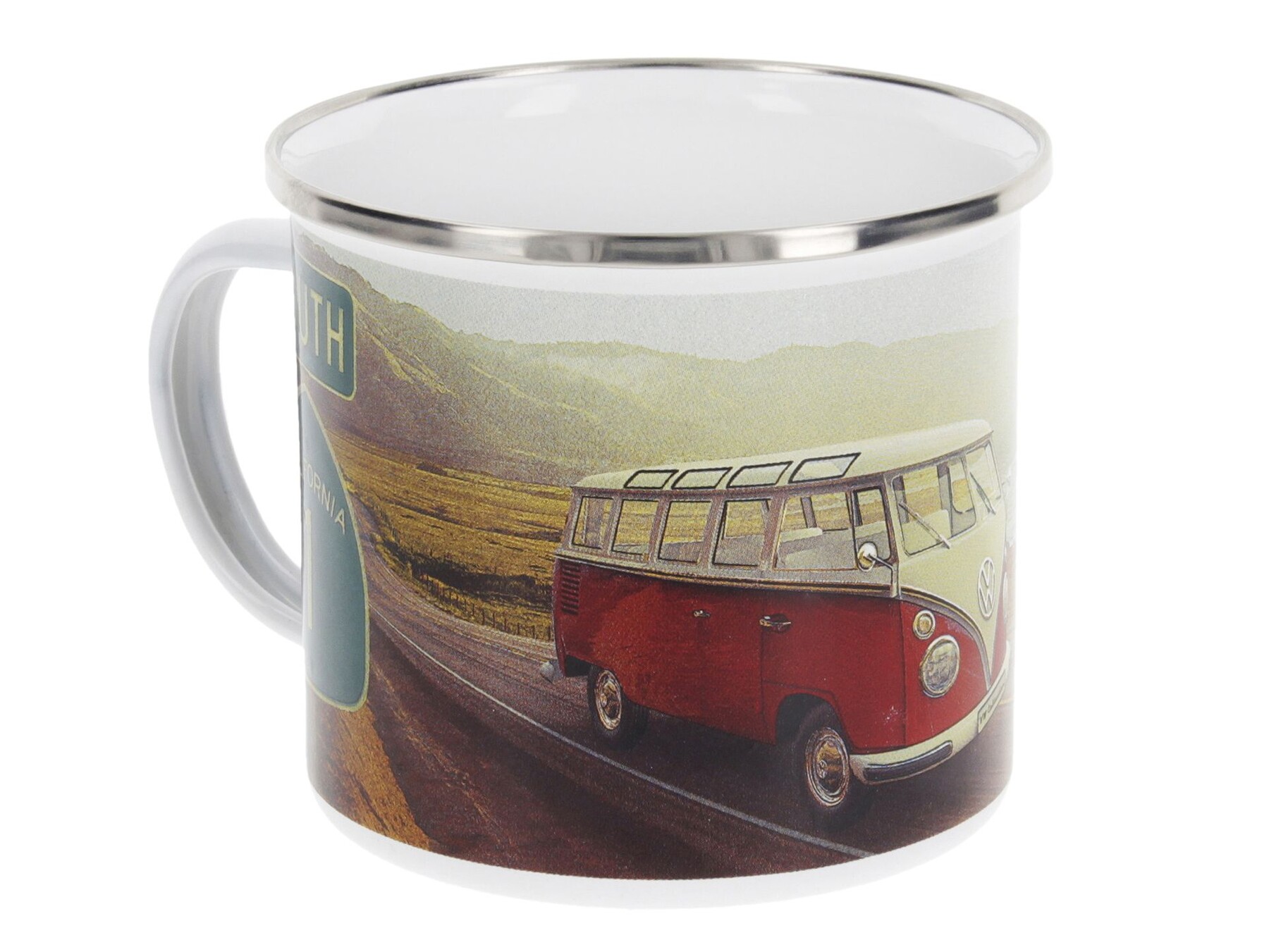 Volkswagen Bulli Emaille-Tasse