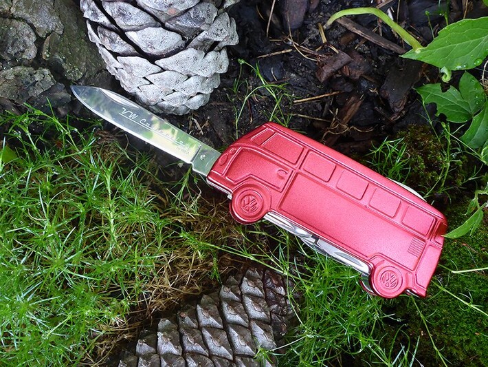 Volkswagen Bulli Taschenmesser in Geschenkdose
