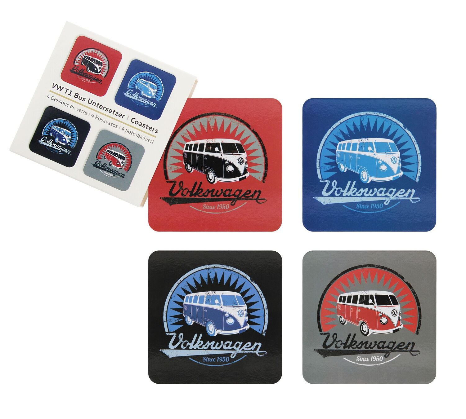 Volkswagen Bulli Untersetzer-Set