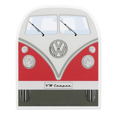Volkswagen Bulli Eiskratzer - Front, rot