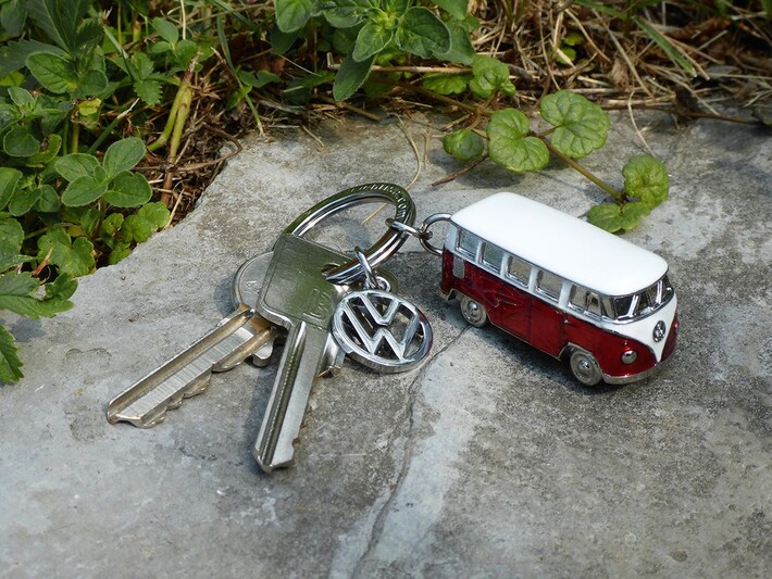 Volkswagen Bulli 3D-Schlüsselanhänger