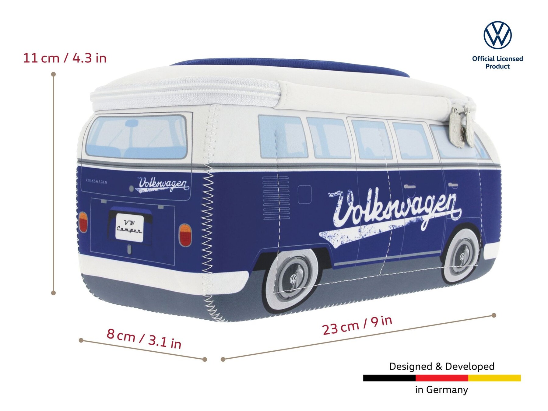 Volkswagen Bulli Mäppchen aus Neopren