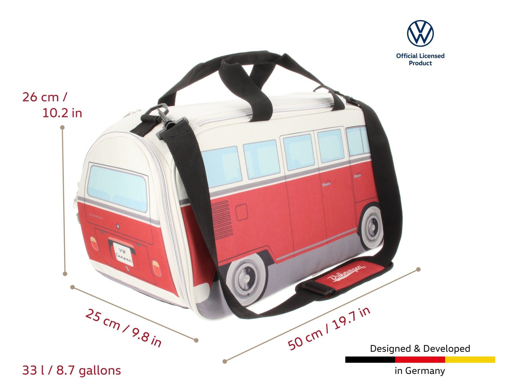 Volkswagen Bulli Sporttasche klein