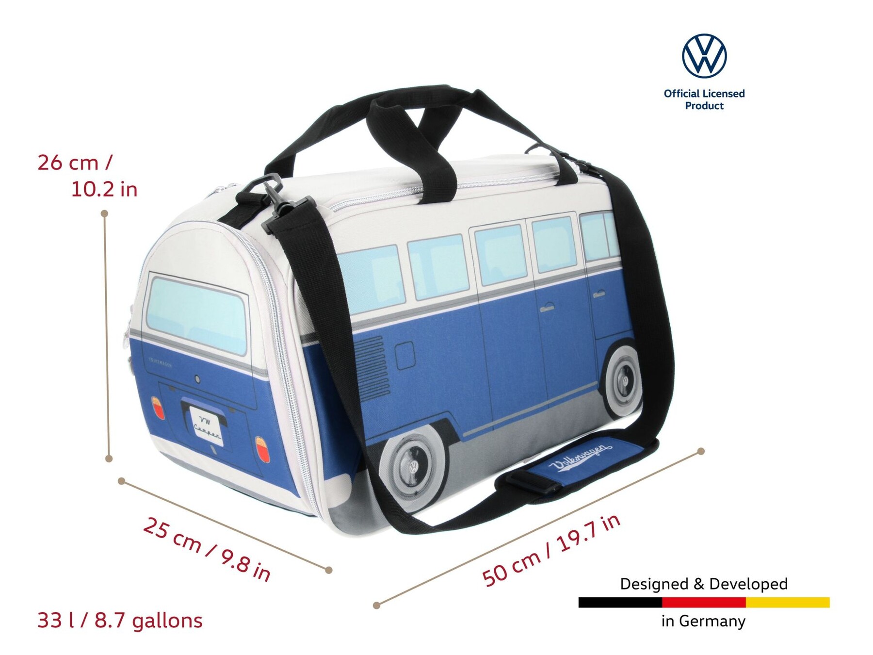 Volkswagen Bulli Sporttasche klein