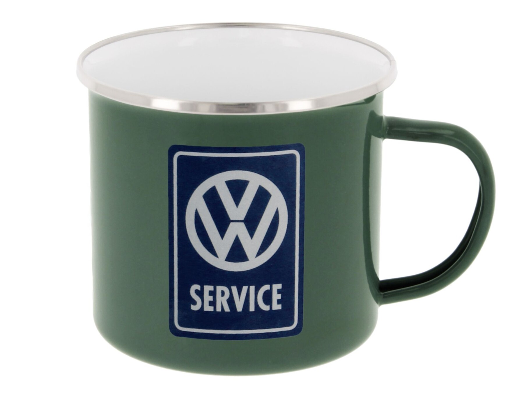 Volkswagen Bulli Kaffeebecher aus Emaille, 500ml