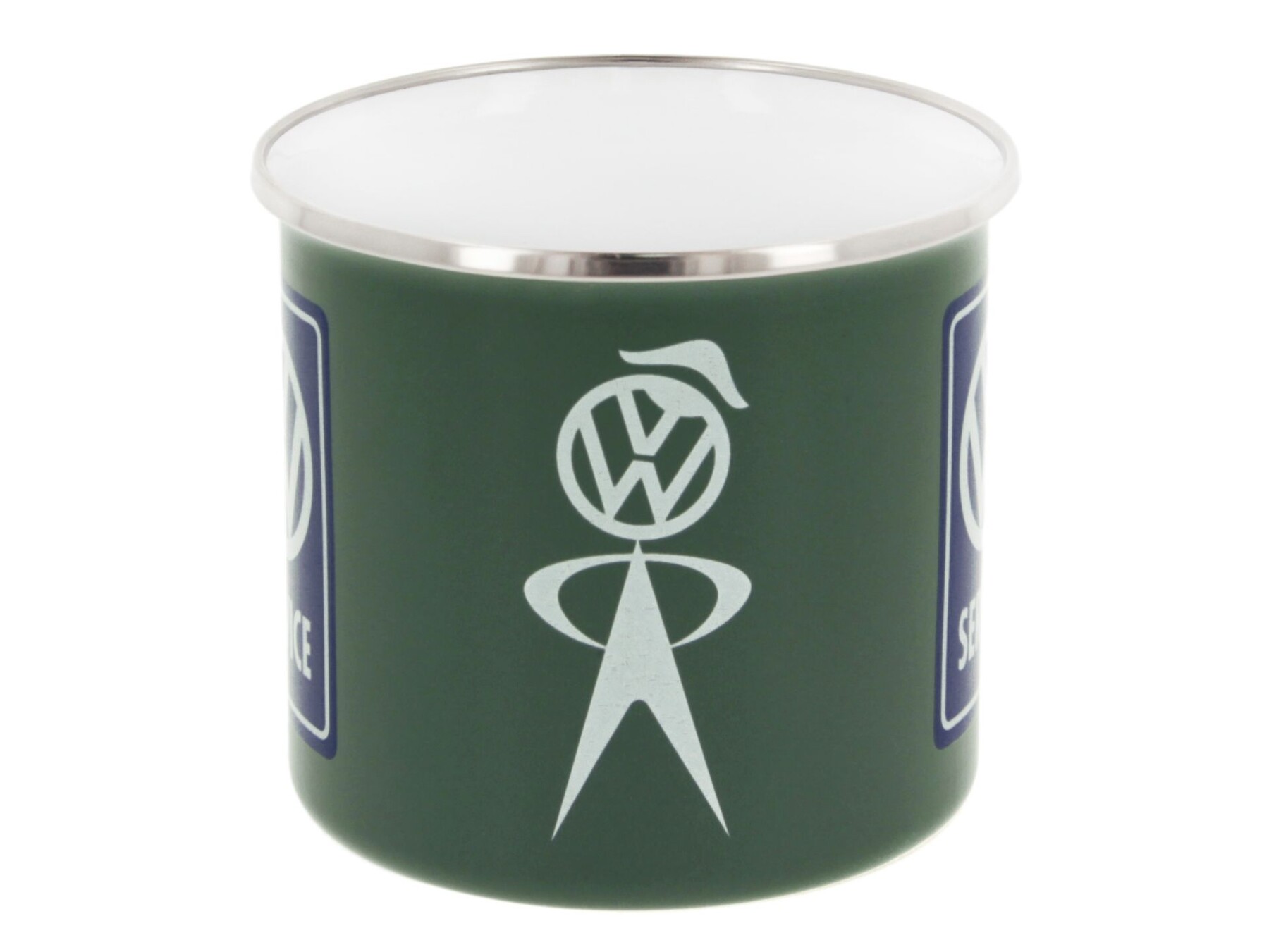 Volkswagen Bulli Kaffeebecher aus Emaille, 500ml