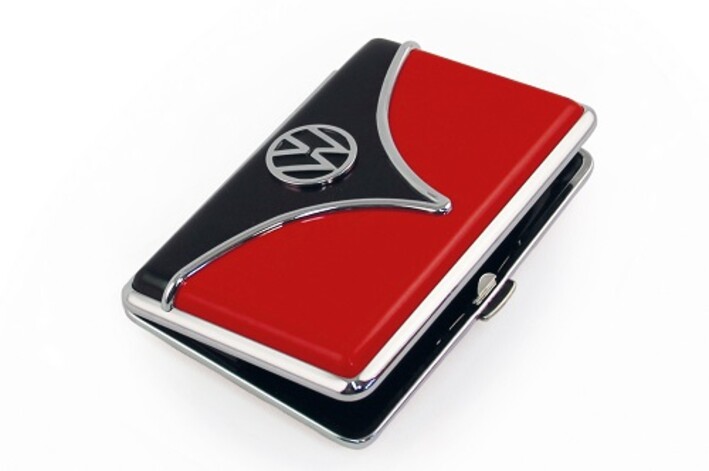 Volkswagen Bulli Visitenkartenetui, rot
