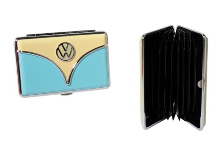 Volkswagen Bulli Visitenkartenetui, blau