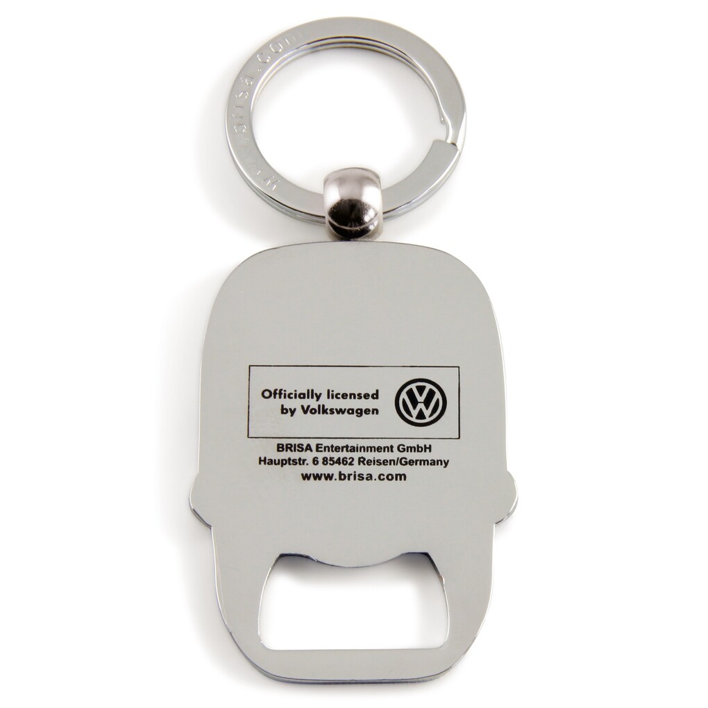 Volkswagen Bulli T1 Schlüsselanhänger mit Flaschenöffner, rot