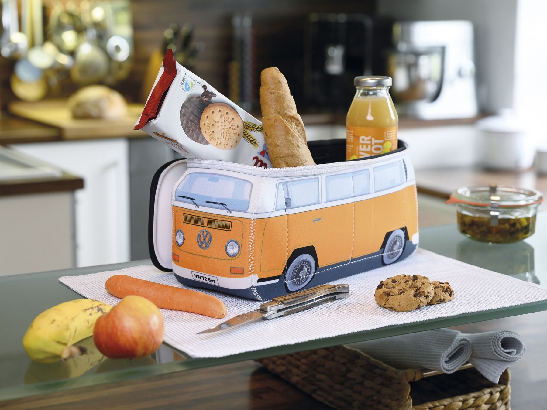 Volkswagen T2 Neopren Univeraltasche, orange