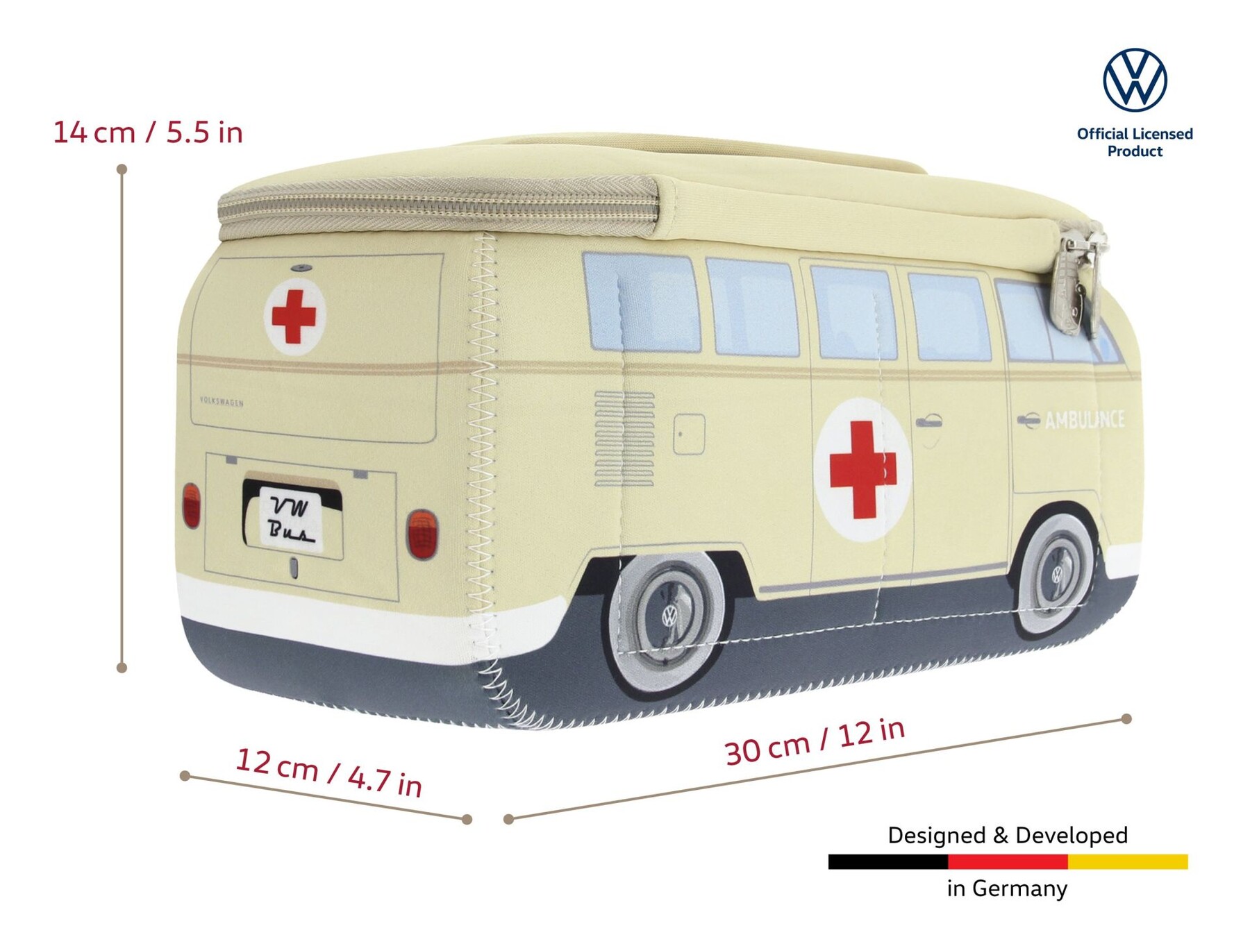 Volkswagen Bulli T1 Neopren Universaltasche, Ambulanz / Rettungswagen
