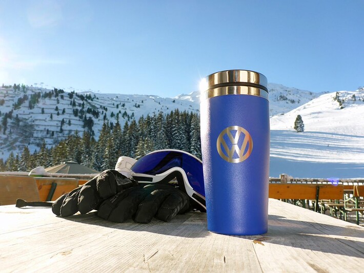Volkswagen Thermobecher, blau