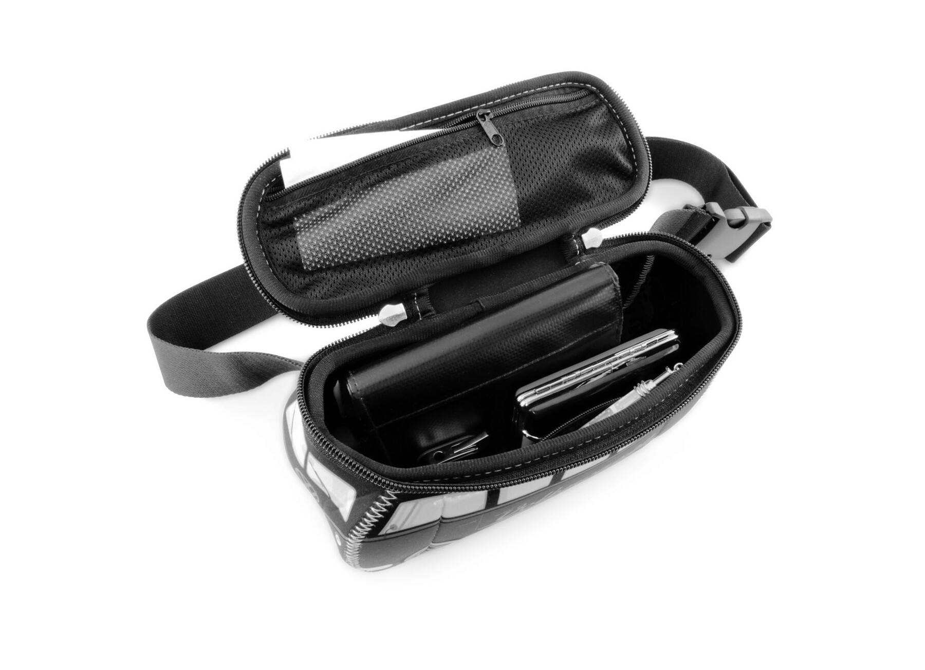 Volkswagen Bulli Bauchtasche petrol/braun