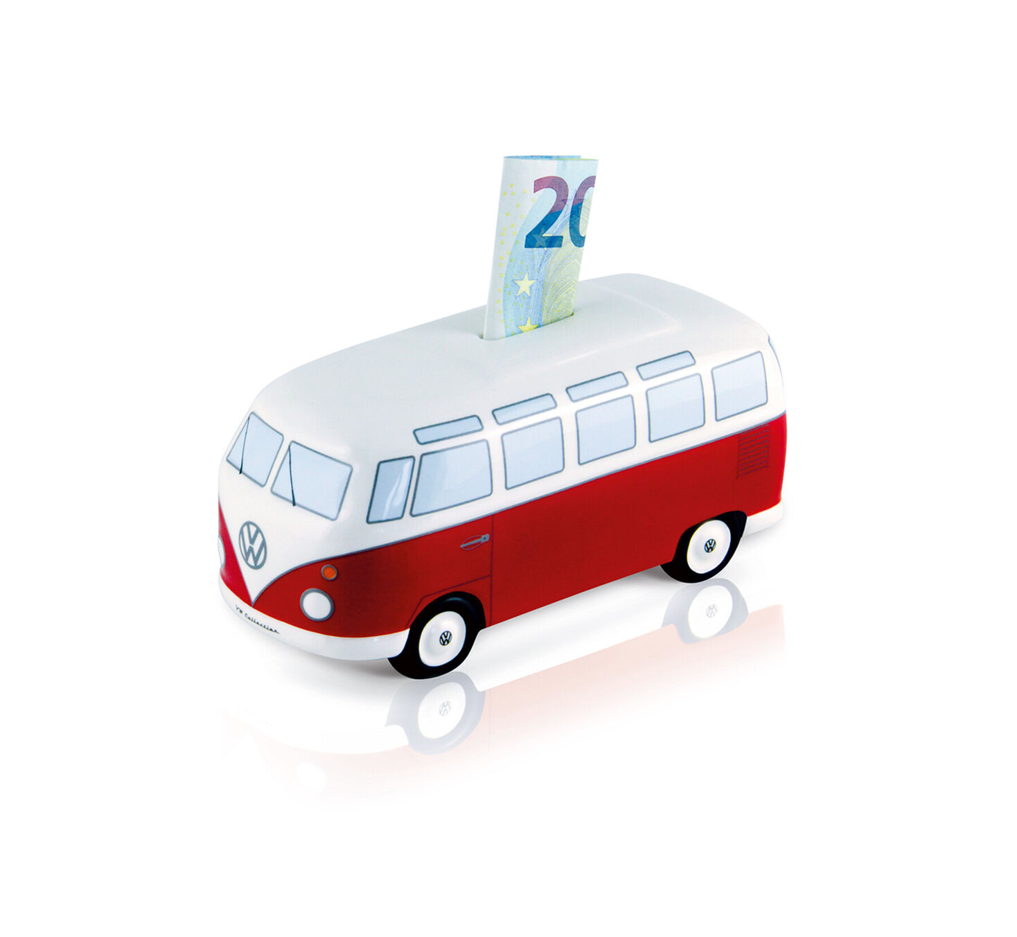 Volkswagen Bulli Spardose Classic/rot, 1:22