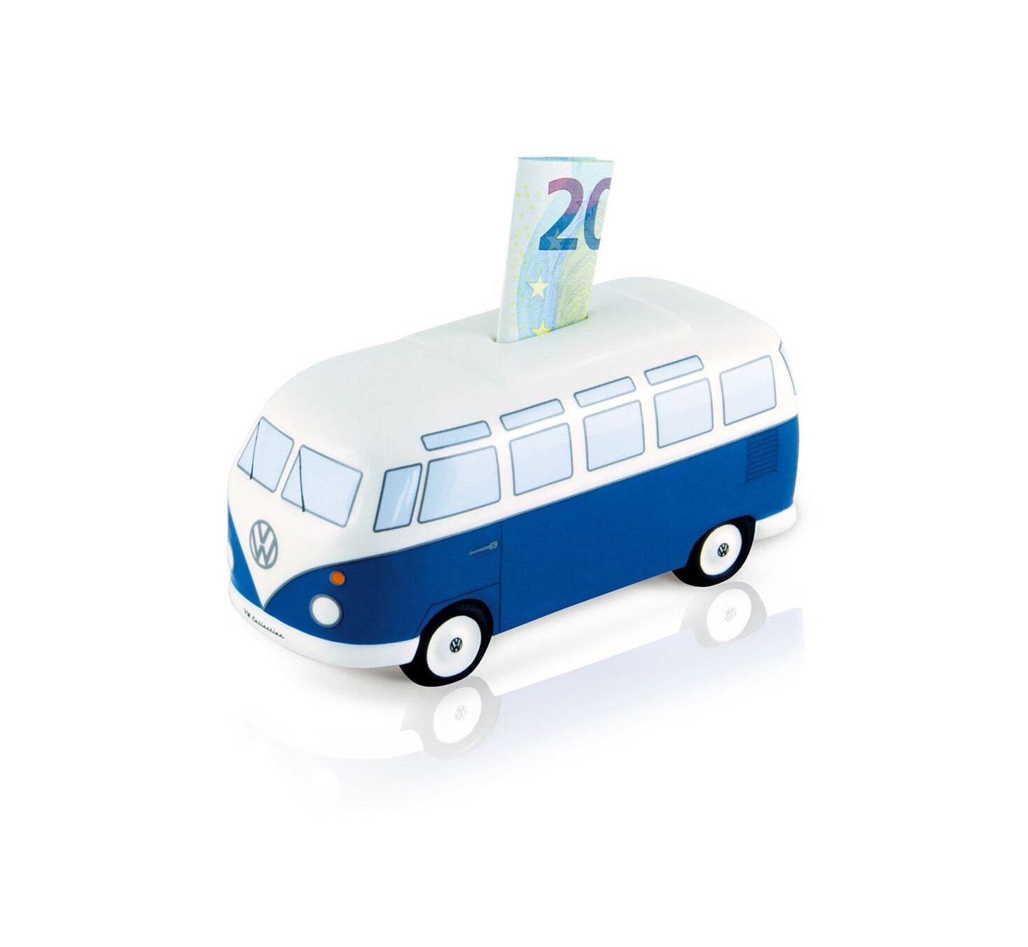 Volkswagen Bulli Spardose Classic/blau, 1:22