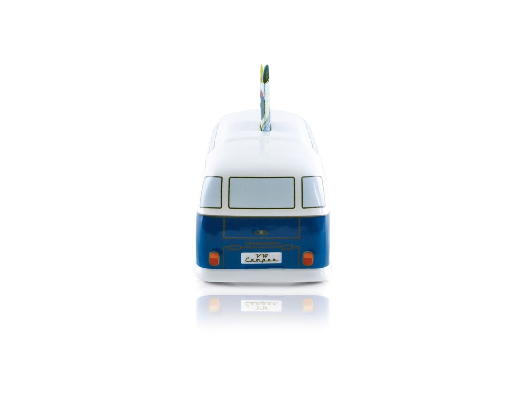 Volkswagen Bulli Spardose Classic/blau, 1:22