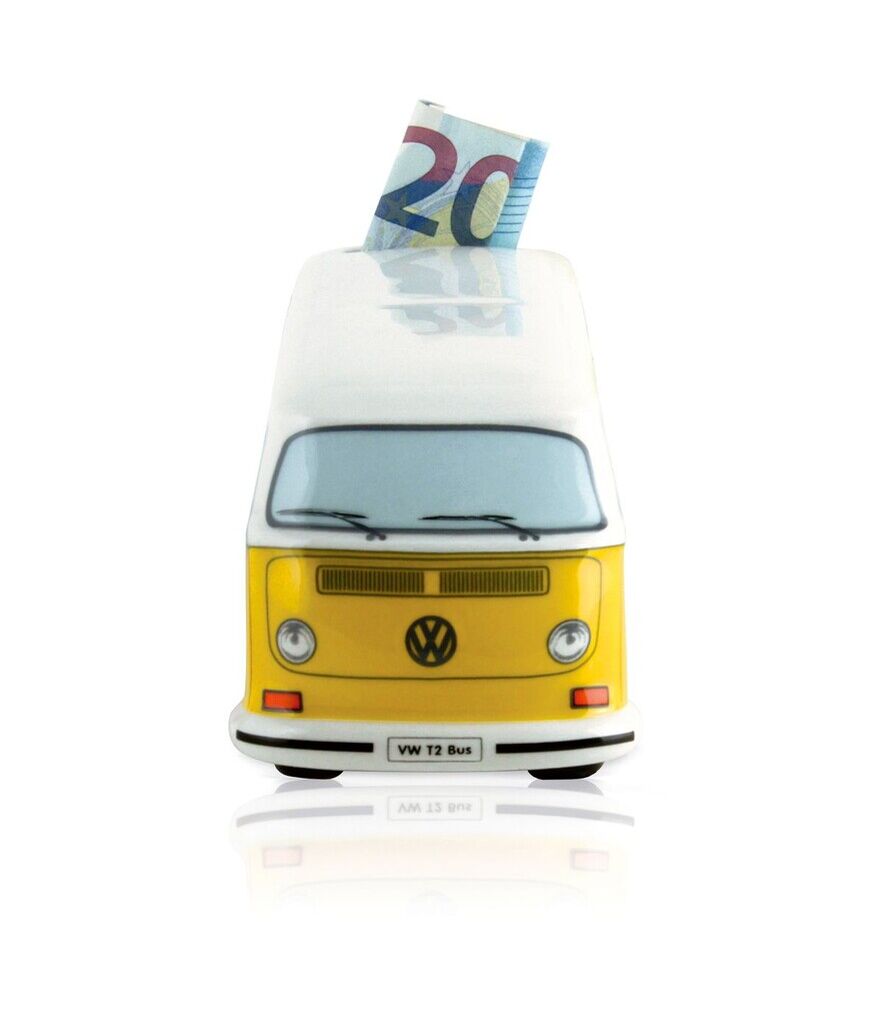 Volkswagen Bulli T2 Spardose orange, 1:22