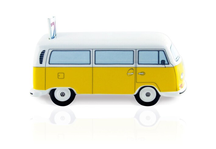 Volkswagen Bulli T2 Spardose orange, 1:22