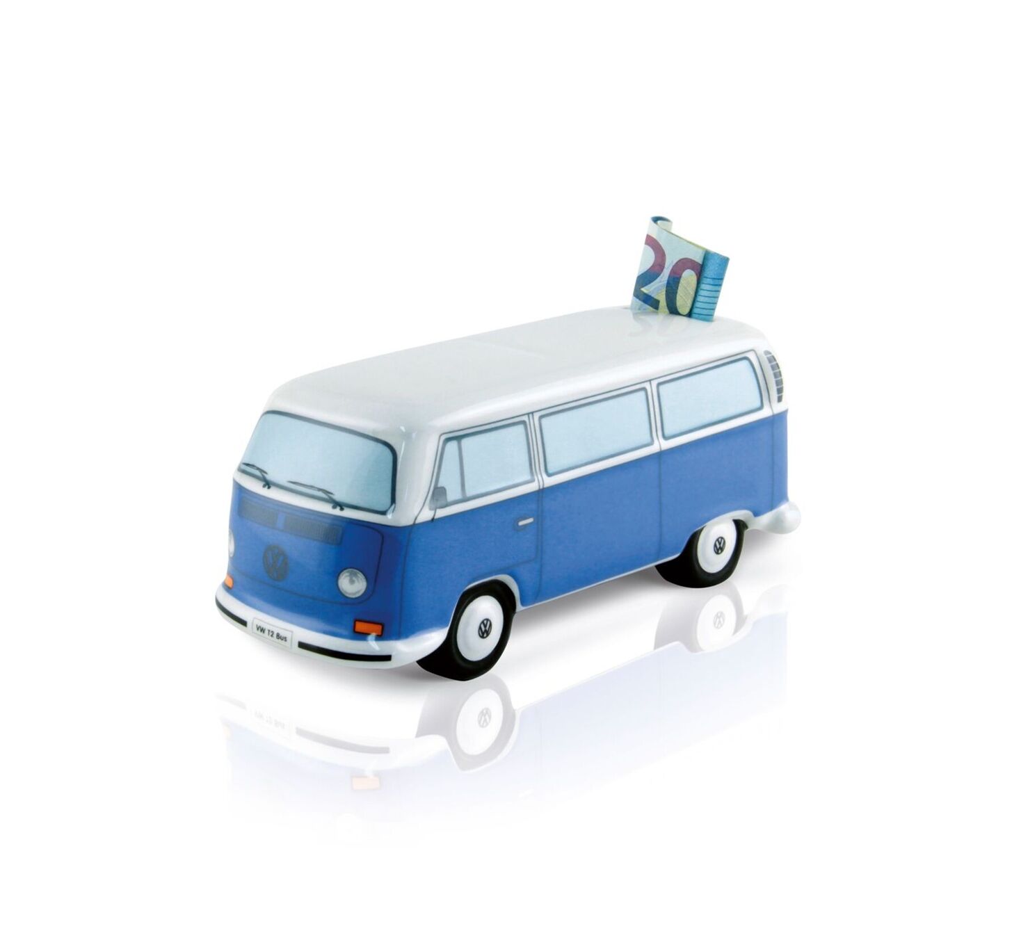 Volkswagen Bulli T2 Spardose blau, 1:22