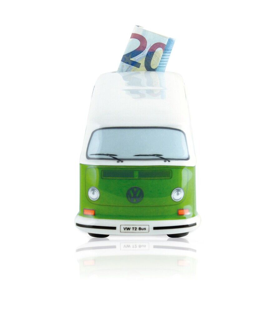 Volkswagen Bulli T2 Spardose grün, 1:22